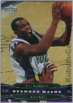 NBA 2004 / 05 Upper Deck - No 106 - Desmond Mason