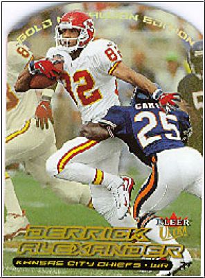 NFL 2000 Ultra Gold Medallion - No 2 - Derrick Alexander