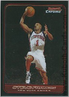 NBA 2006/07 Bowman Chrome - No 42 - Steve Francis