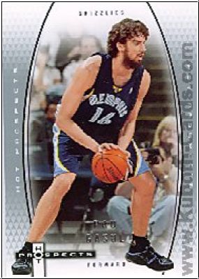 NBA 2006 / 07 Fleer Hot Prospects - No 27 - Pau Gasol