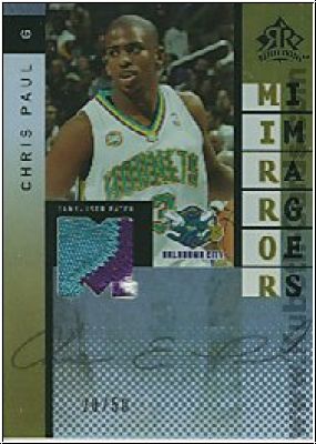 NBA 2006 / 07 Reflections Mirror Image Dual Jersey - No MI-BP