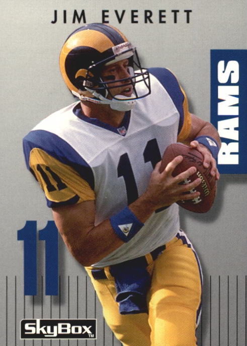 NFL 1992 SkyBox Prime Time - No 043 - Jim Everett
