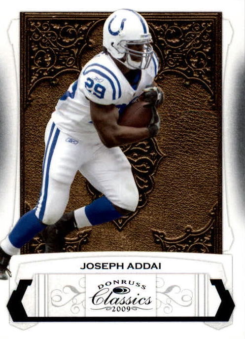 NFL 2009 Donruss Classics - No 43 - Joesph Addai