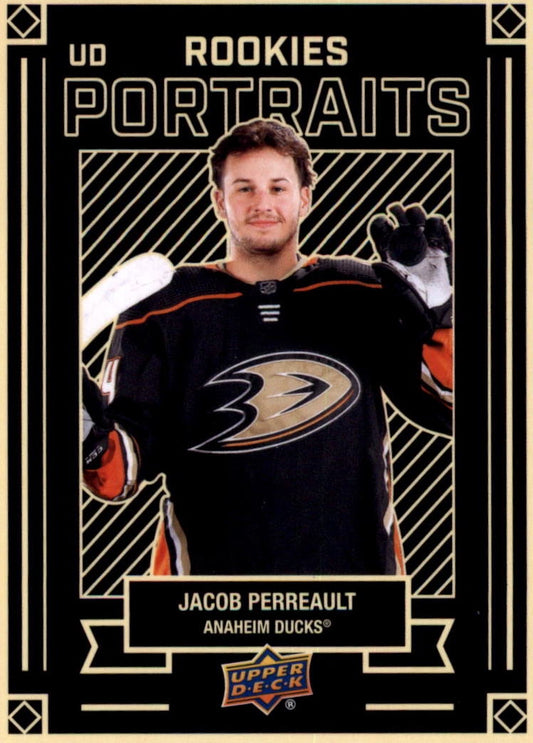 NHL 2022-23 Upper Deck UD Portraits - No P-43 - Jacob Perreault