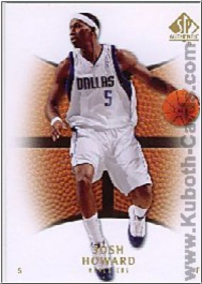 NBA 2007/08 SP Authentic - No 100 - Josh Howard