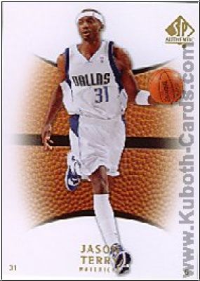 NBA 2007 / 08 SP Authentic - No 99 - Jason Terry