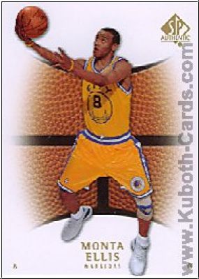 NBA 2007/08 SP Authentic - No. 58 - Monta Ellis