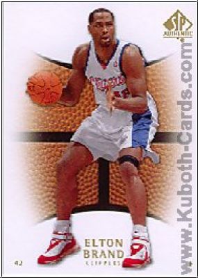 NBA 2007/08 SP Authentic - No 46 - Elton Brand