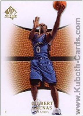 NBA 2007/08 SP Authentic - No. 53 - Gilbert Arenas