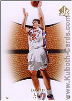 NBA 2007/08 SP Authentic - No 27 - David Lee