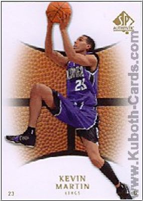 NBA 2007/08 SP Authentic - No 32 - Kevin Martin