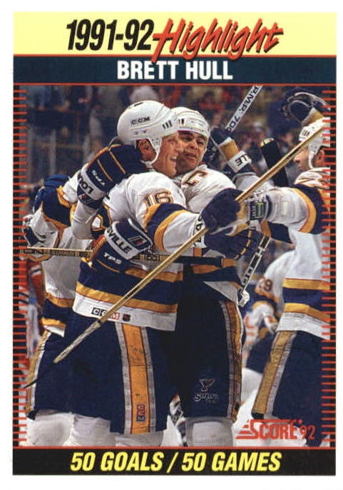 NHL 1992 / 93 Score - No 442 - Brett Hull