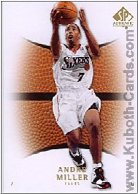 NBA 2007/08 SP Authentic - No. 39 - Andre Miller