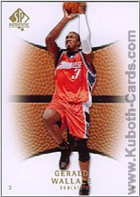 NBA 2007/08 SP Authentic - No. 25 - Gerald Wallace