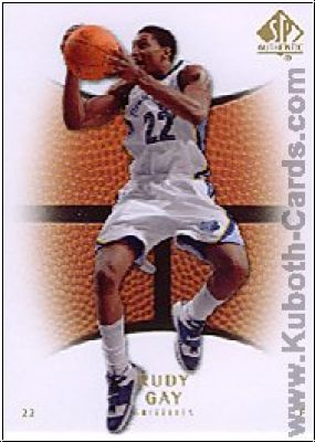 NBA 2007/08 SP Authentic - No 13 - Rudy Gay