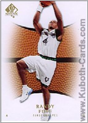 NBA 2007/08 SP Authentic - No 22 - Randy Foye