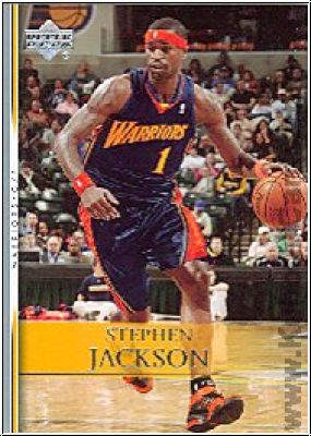 NBA 2007 / 08 Upper Deck - No 33 - Stephen Jackson