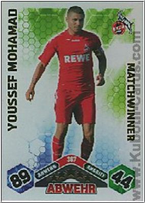 Soccer 2010/11 Topps Match Attax - No 367 - Y. Mohamad