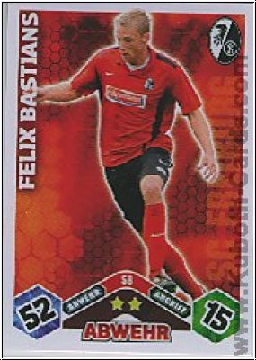 Fussball 2010 / 11 Topps Match Attax - No 58 - Felix Bastians