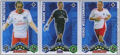 Fussball 2010-11 Topps Match Attax - Hamburger SV komplettes Set