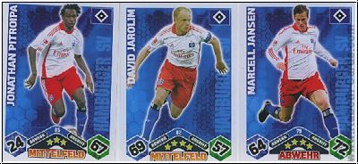 Soccer 2010-11 Topps Match Attax - Hamburger SV complete set