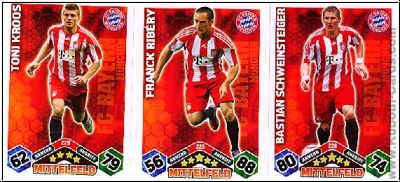 Soccer 2010-11 Topps Match Attax - Bayern Munich complete set