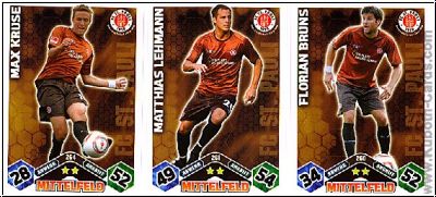 Soccer 2010-11 Topps Match Attax - FC St. Pauli complete set