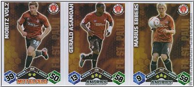 Soccer 2010-11 Topps Match Attax - FC St. Pauli complete set