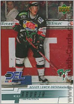 DEL 2000/01 Upper Deck - No 200 - Mika Arvaja