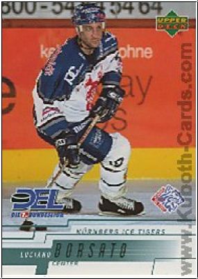 DEL 2000 / 01 Upper Deck - No 185 - Luciano Borsato