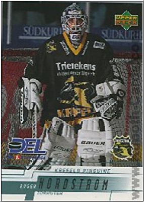 DEL 2000 / 01 Upper Deck - No 152 - Roger Nordström