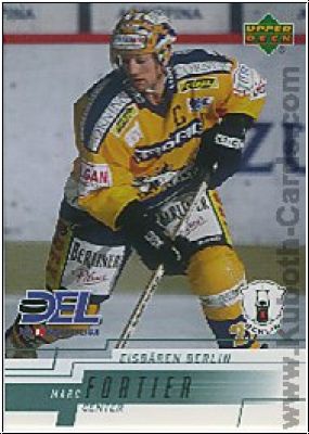 DEL 2000 / 01 Upper Deck - No 64 - Marc Fortier