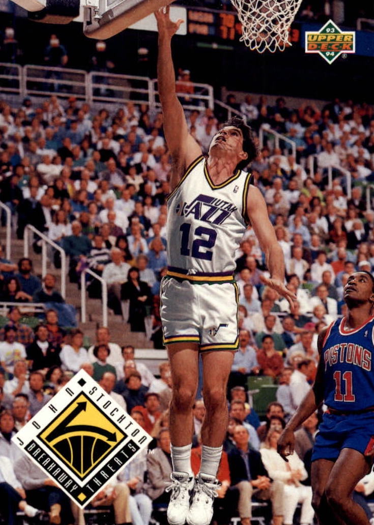 NBA 1993/94 Upper Deck - No. 445 - John Stockton