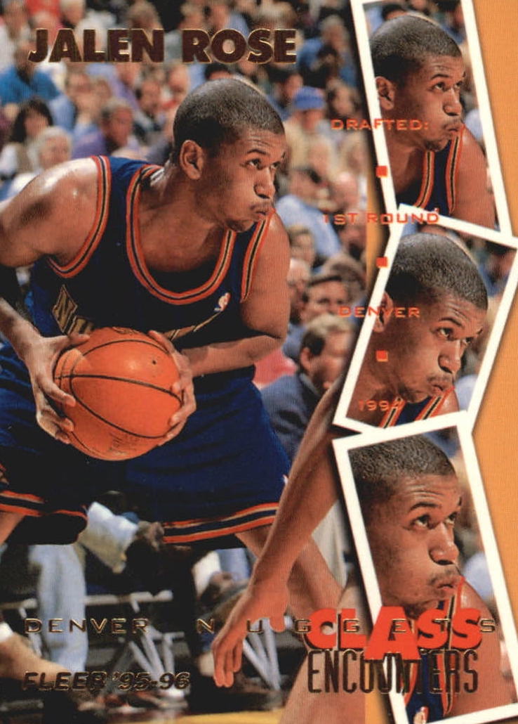 NBA 1995-96 Fleer European - No 446 - Jalen Rose