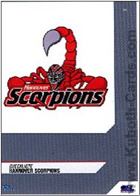 DEL 2004 / 05 CityPress - No 318 - Teamcard Hannover Scorpions