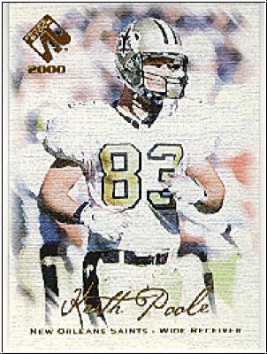 NFL 2000 Private Stock - No 61 - Keith Poole