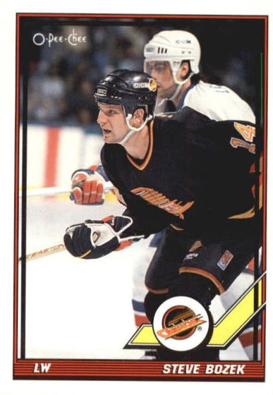 NHL 1991-92 O-Pee-Chee - No 397 - Steve Bozek