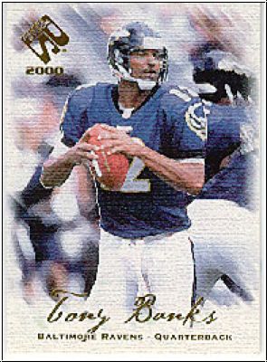 NFL 2000 Private Stock - No 7 - Tony Banks