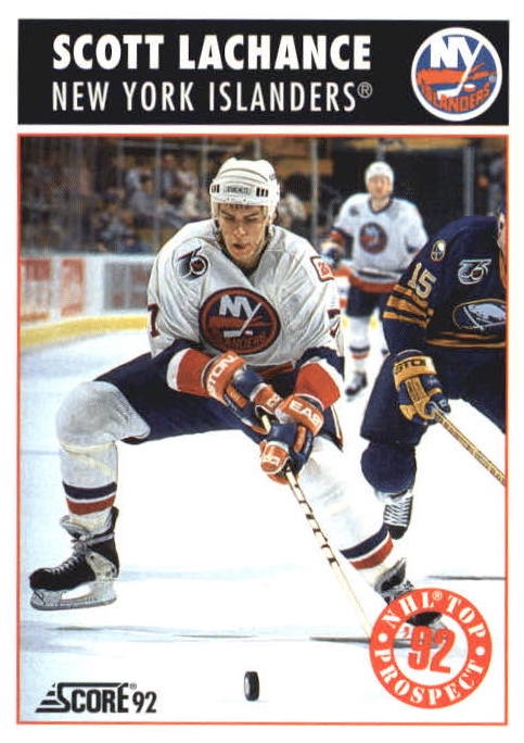 NHL 1992 / 93 Score - No 449 - Scott Lachance