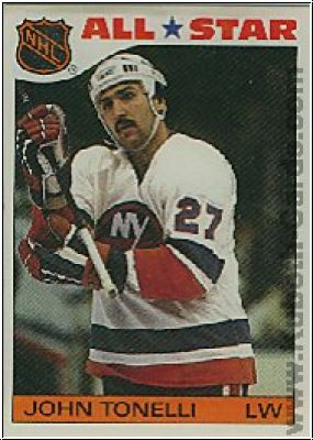 NHL 1985-86 Topps Sticker Inserts - No 7 - John Tonelli