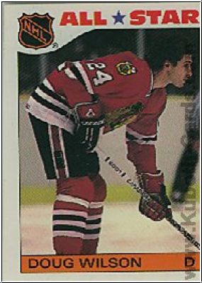 NHL 1985-86 Topps Sticker Inserts - No 11 - Doug Wilson