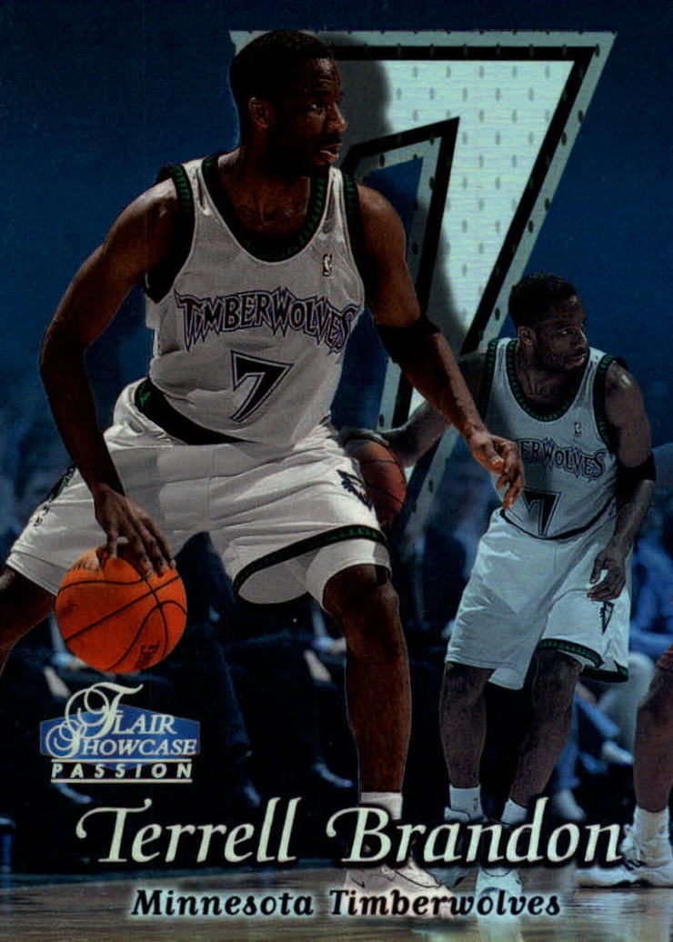 NBA 1998 / 99 Flair Showcase Row 2 - No 44 - Terrell Brandon