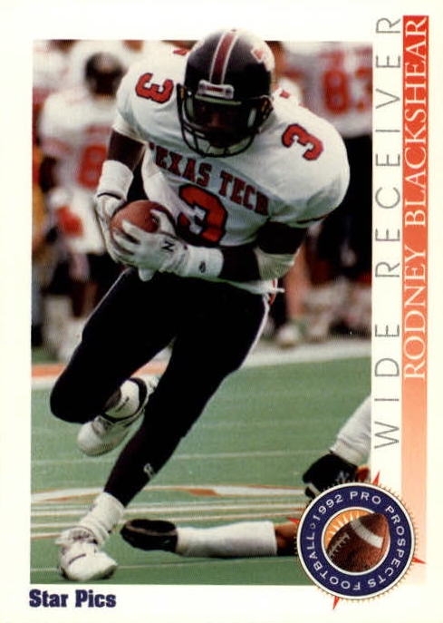 NFL 1992 Star Pics - No 44 - Rodney Blackshear