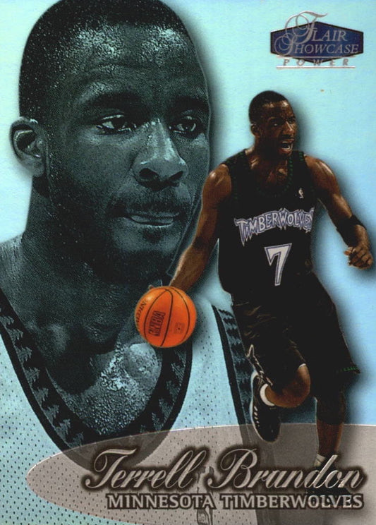 NBA 1998 / 99 Flair Showcase Row 3 - No 44 - Terrell Brandon