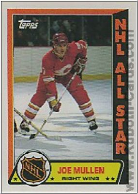 NHL 1989-90 Topps Sticker Inserts - No 5 - Joe Mullen
