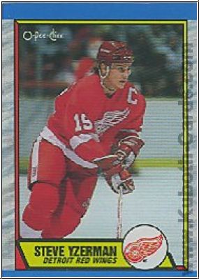 NHL 1989-90 O-Pee-Chee - No 83 - Steve Yzerman