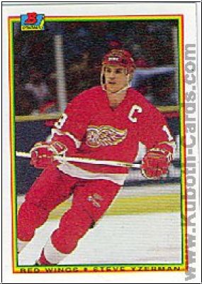 NHL 1990-91 Bowman - No 233 - Steve Yzerman