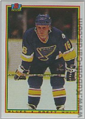 NHL 1990-91 Bowman - No 24 - Brett Hull