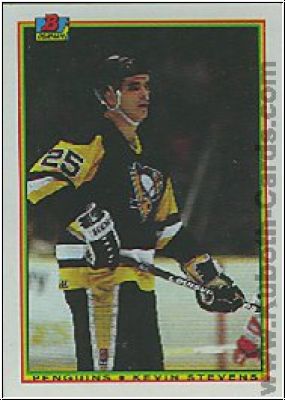 NHL 1990-91 Bowman - No. 208 - Kevin Stevens