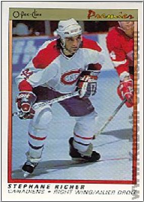NHL 1990-91 OPC Premier - No 98 - Stephane Richer